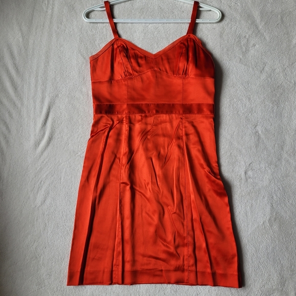 Armani Exchange silk slip dress - sz 0 - Picture 1 of 7